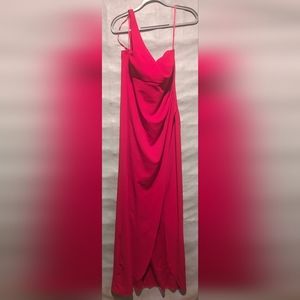 Windsor, Iris One-Shoulder Crepe Dress